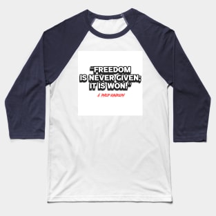 Melanin Empowerment - A. Philip Randolph Baseball T-Shirt